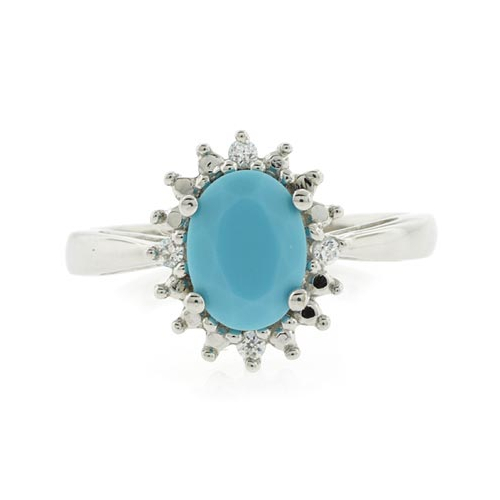 Anillo de Plata .925 con Turquesa
