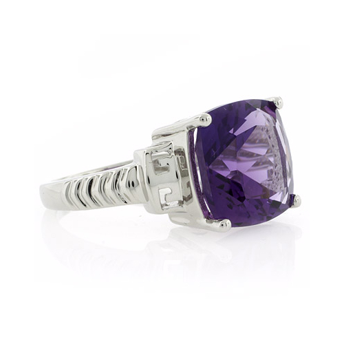 Anillo de Plata .925 con Amatista