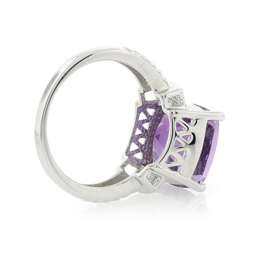 Anillo de Plata .925 con Amatista