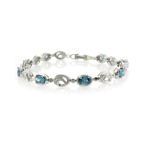 Pulsera Elegante de Plata de Ley .925 con Alejandrita