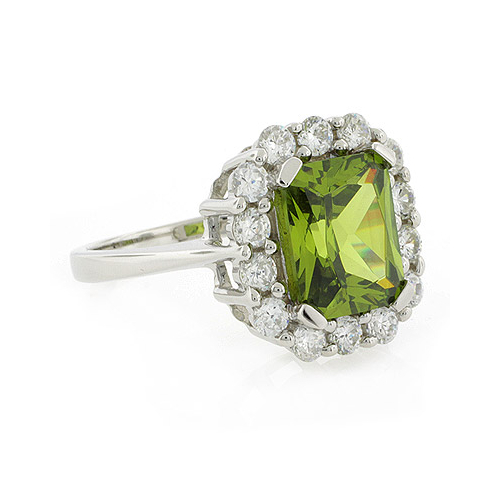 Anillo de Plata .925 con Peridoto
