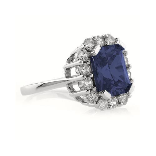 Anillo de Plata .925 con Tanzanita