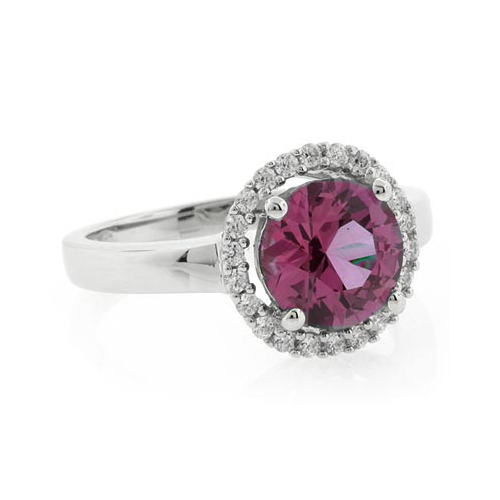 Alexandrite Ring Changing Color Stone