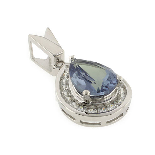 Dije de Plata .925 con Alejandrita Bicolor