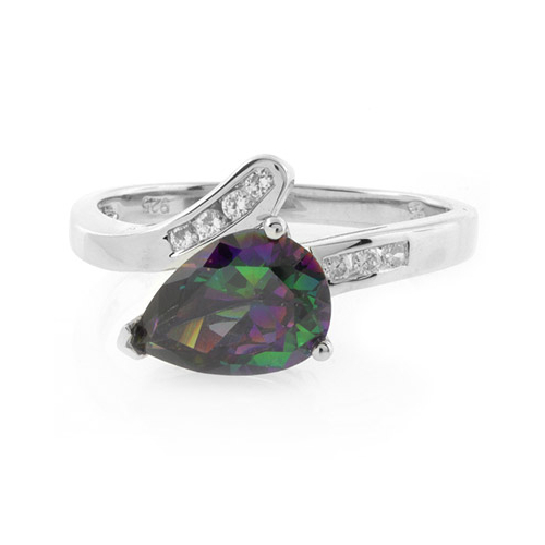 Anillo de Plata .925 y Topacio Místico