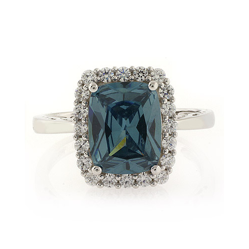 Anillo de Plata de Ley con Alejandrita Bicolor