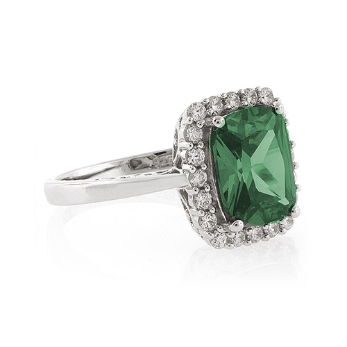 Anillo de Plata de Ley con Alejandrita Bicolor