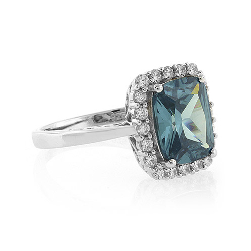 Anillo de Plata de Ley con Alejandrita Bicolor