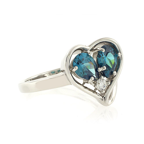 Precioso Anillo de Plata con Alejandrita