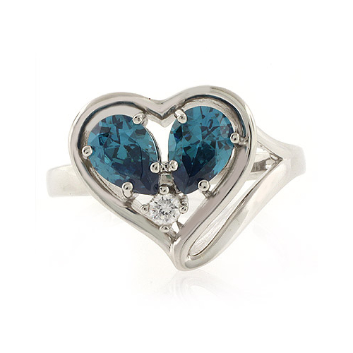 Precioso Anillo de Plata con Alejandrita
