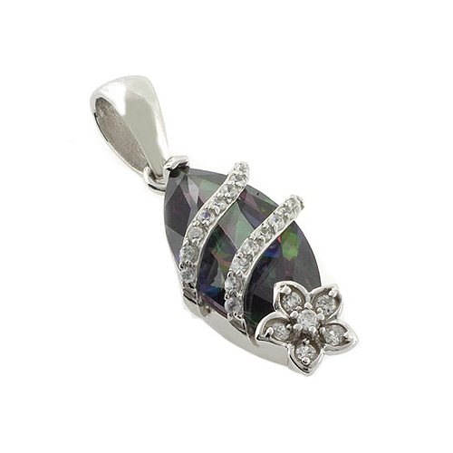 Elegante Dije de Plata .925 Místico con Topacio