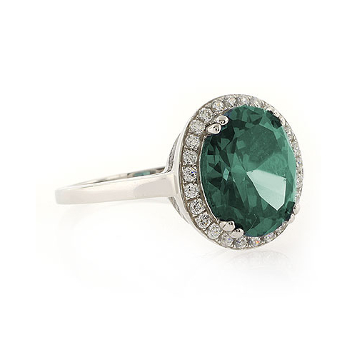 Elegante Anillo de Alejandrita Con Plata 925