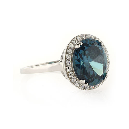 Elegante Anillo de Alejandrita Con Plata 925