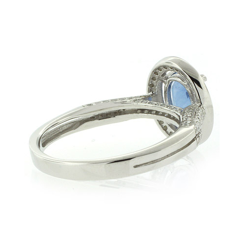 Anillo de Alejandrita Bicolor Azul a Morado