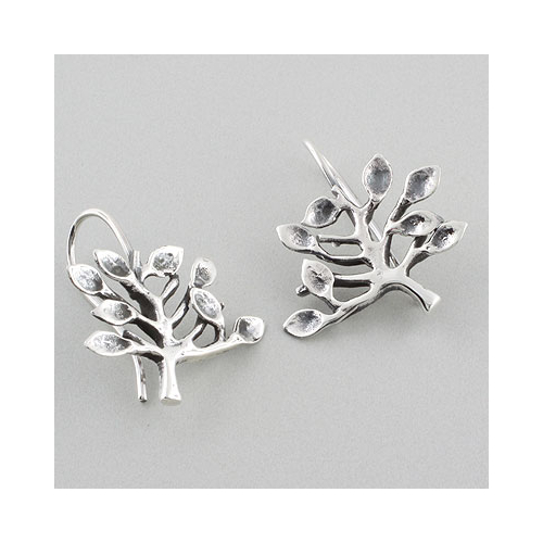 Aretes de Árbol en Plata de Ley .925