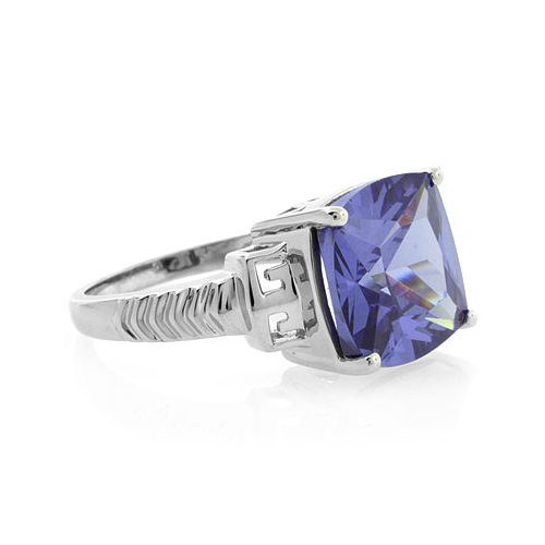 Anillo Elegante de Plata con Tanzanita