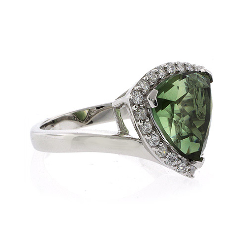 Anillo de Turmalina en Plata de Ley