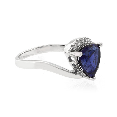 Anillo de Zafiro en Plata .925
