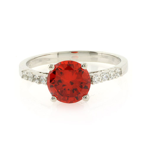 Anillo de Plata .925 con Ópalo de Fuego