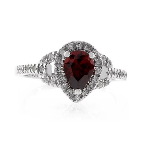 Anillo de Plata .925 con Granate