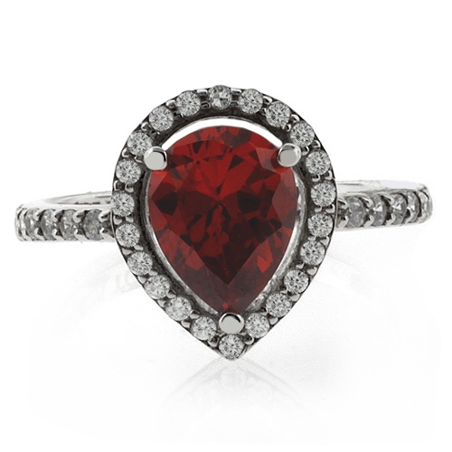 Anillo de Opalo de Fuego en Plata .925