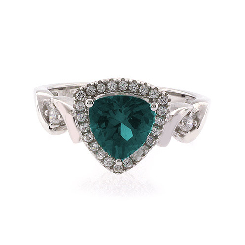 Anillo en Plata de Ley .925 con Alejandrita Bicolor