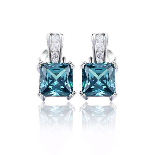 Hermosos Aretes con Piedras de Alejandrita en Plata de Ley