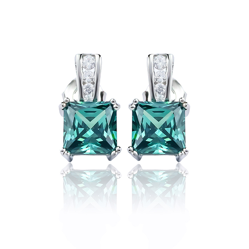 Hermosos Aretes con Piedras de Alejandrita en Plata de Ley
