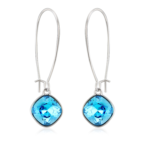 Aretes Largos color Azul