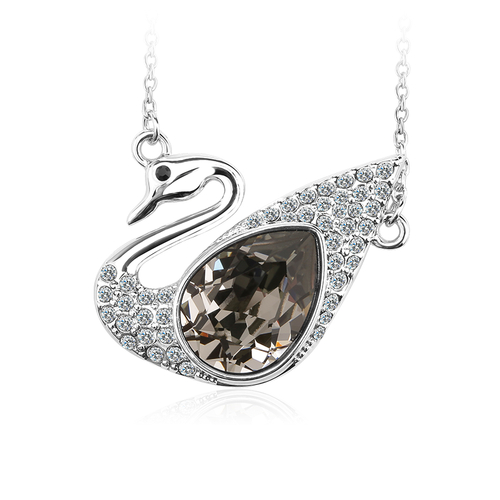Collar de Cisne de Cristal Swarovski