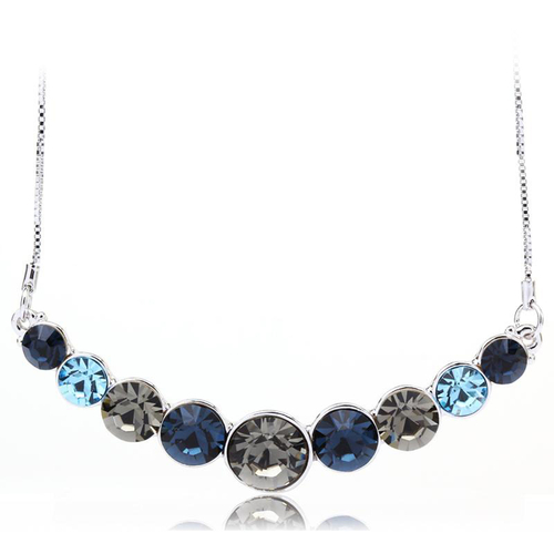 Collar de Cristal Swarovski Color Azul
