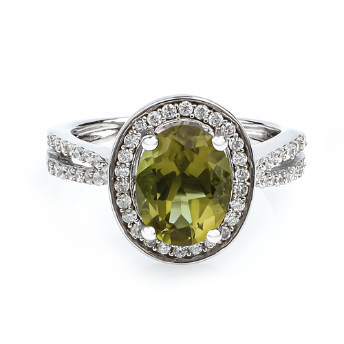 Anillo de Plata de Ley .925 con Zultanita Bicolor