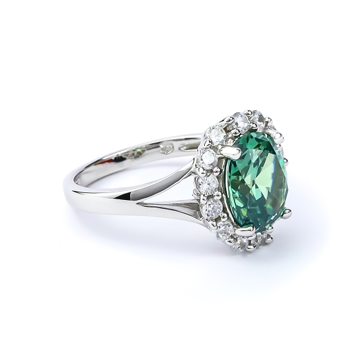 Anillo de Alejandrita Cambia de Color