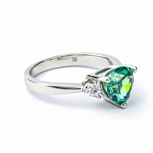 Corte Trillion Anillo de Alejandrita