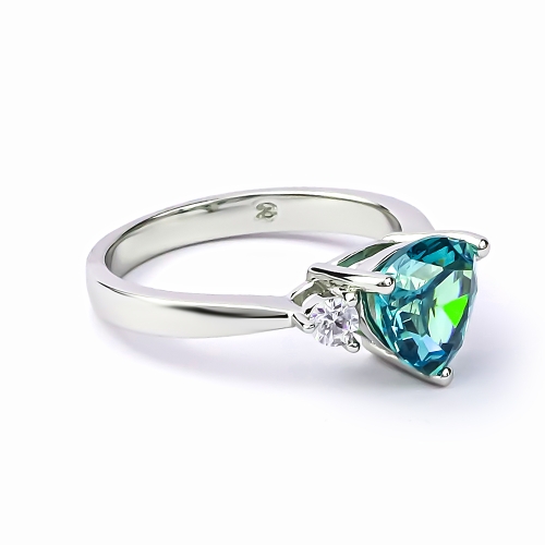 Corte Trillion Anillo de Alejandrita