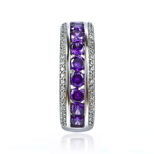 Hermoso Anillo de Amatista Churumbela