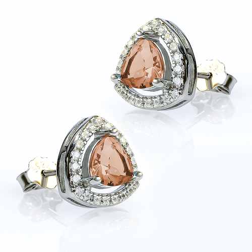 9 mm Zultanita Aretes de Plata