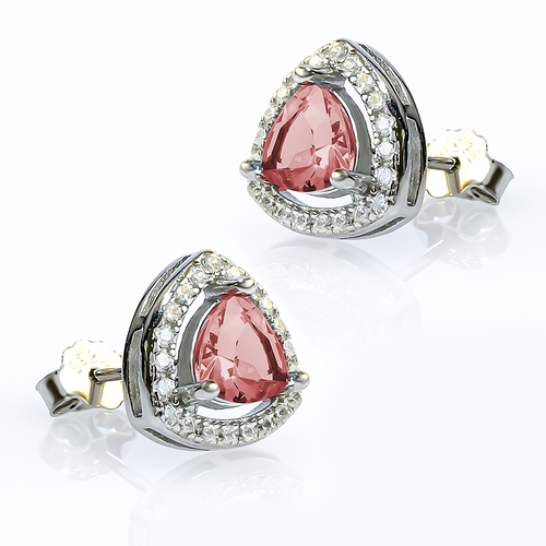 9 mm Zultanita Aretes de Plata