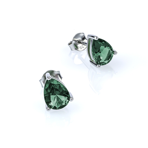 Aretes de Alejandrita en Plata de Ley