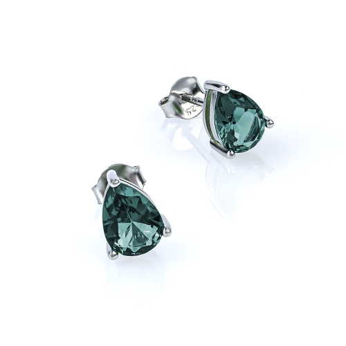 Aretes de Alejandrita en Plata de Ley