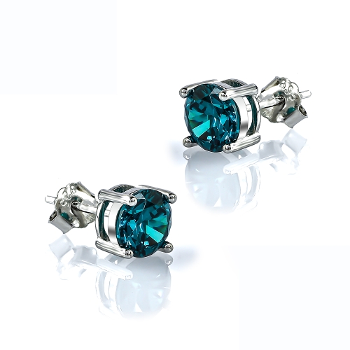 Aretes de Plata .925 con Alejandrita