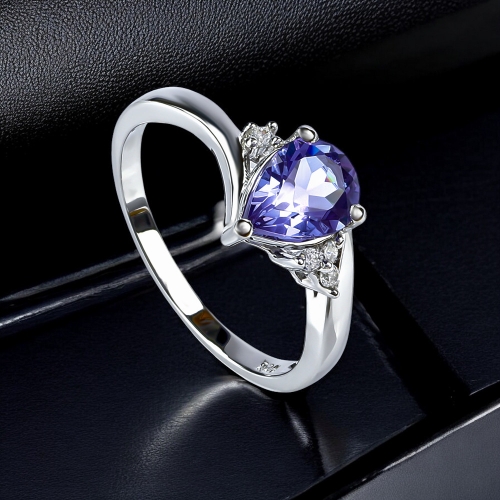 Anillo de Alejandrita en Plata .925