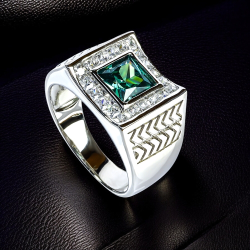 Grande Anillo De Alejandrita Para Hombre