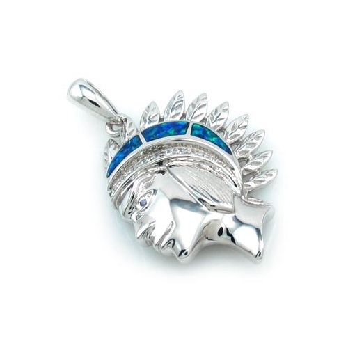 Dije de Guerrero Azteca en Plata de Ley .925