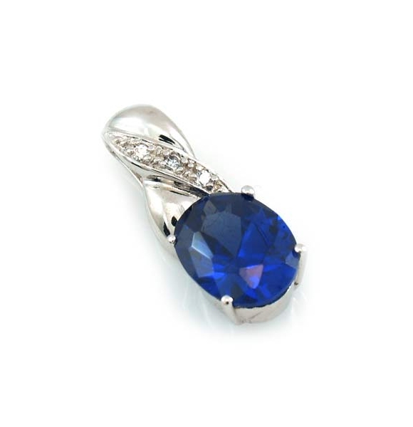 Dije de Plata .925 con Tanzanita