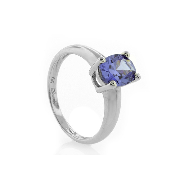 Tanzanite Silver Ring