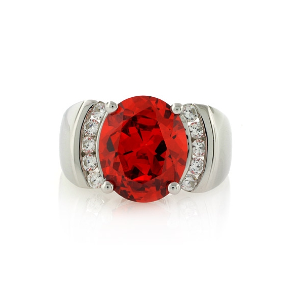 Anillo de Plata Esterlina con Opalo de Fuego