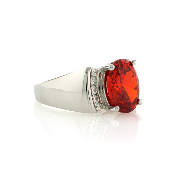 Anillo de Plata Esterlina con Opalo de Fuego