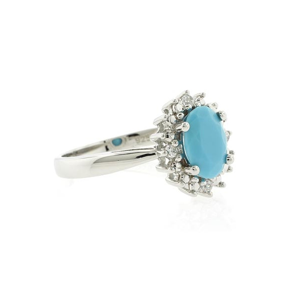 Anillo de Plata .925 con Turquesa