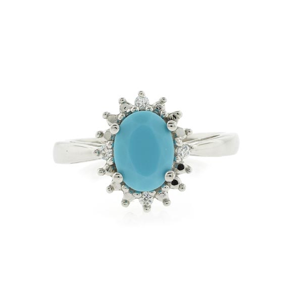 Anillo de Plata .925 con Turquesa